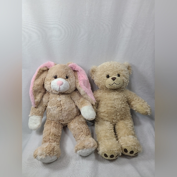 Build-A-Bear Other - Build-A-Bear plush lot- Bunny and bear